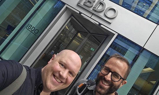 Andy and Tom at BDO, embarking on the sale process